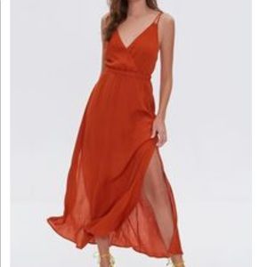 Burnt Orange Beach Dress